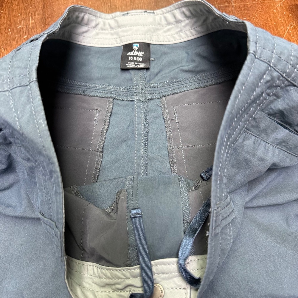 KUHL Legendary Splash Straight Leg Pants Women 10 Gray Blue Hiking Utility 6279 - Picture 15 of 15